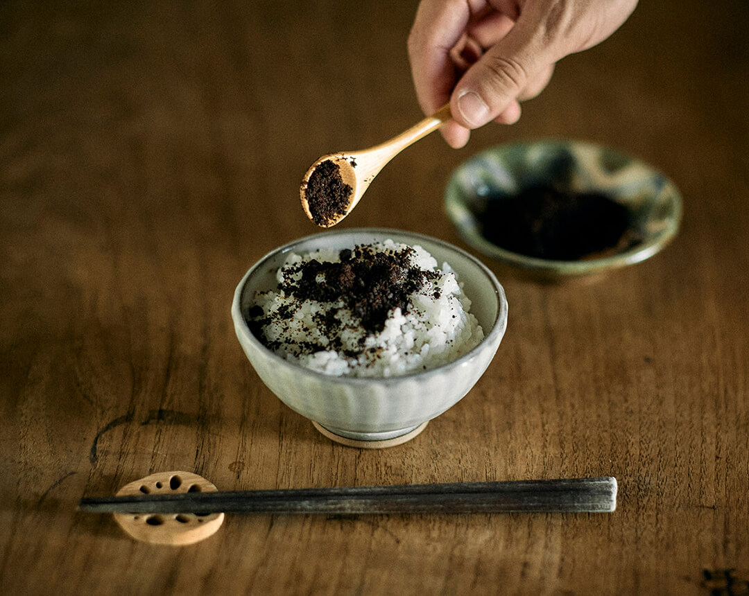 自然薯鉄火みそ