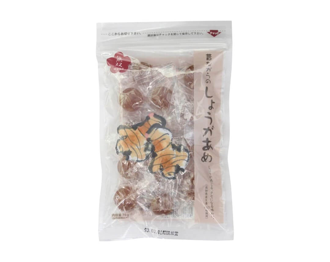 昔ながらのしょうがあめ70g