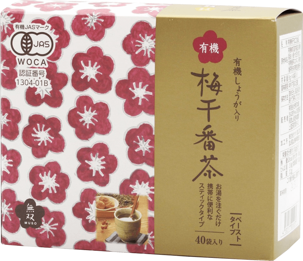 有機梅干番茶スティック40袋