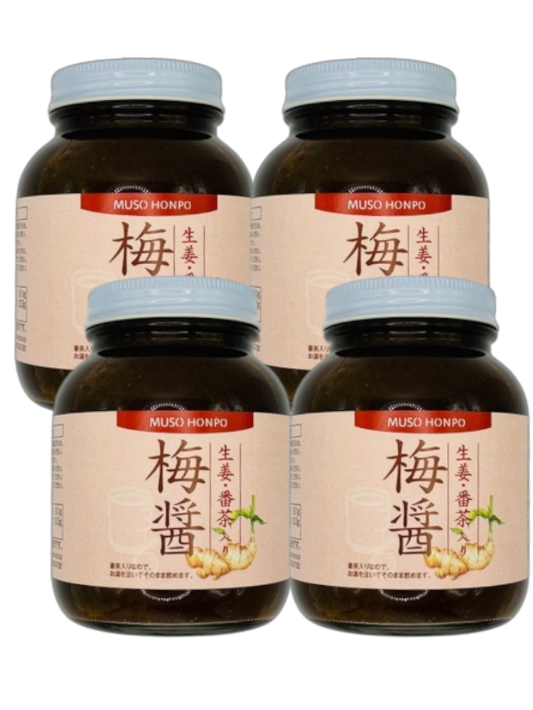 定番・生姜番茶入り梅醤4個セット